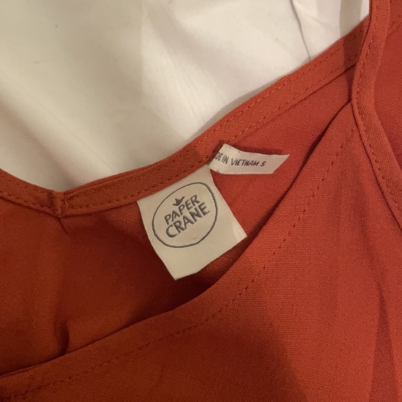 Burnt orange tank top - Picture 2 of 2